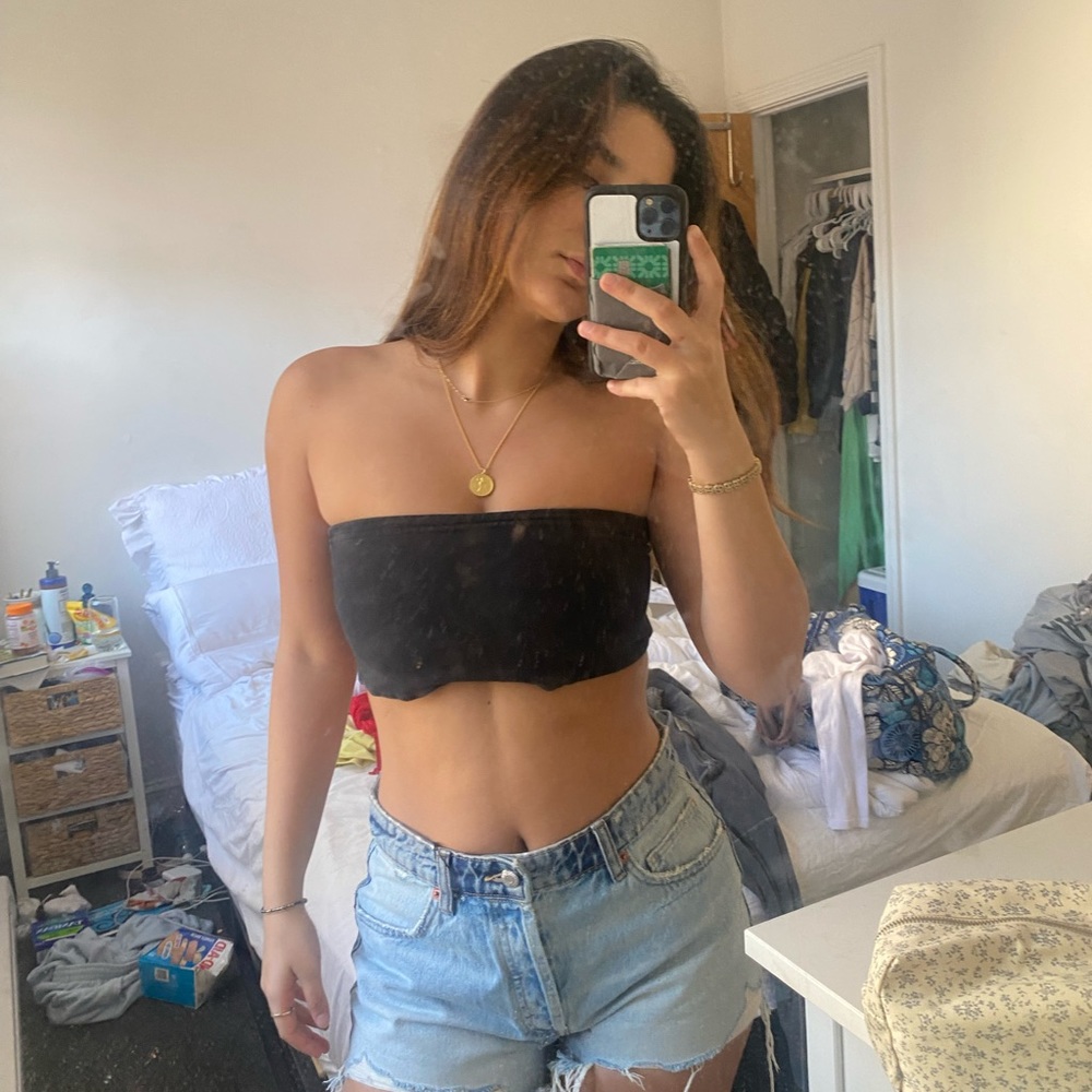 Brandy Melville black bandeau top